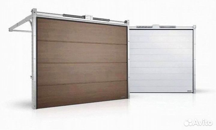 Секционные ворота с установкой