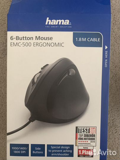 Мышь hama emw-500 ergonomic