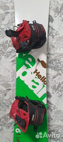 Сноуборд Replant 155cm+крепления Flow