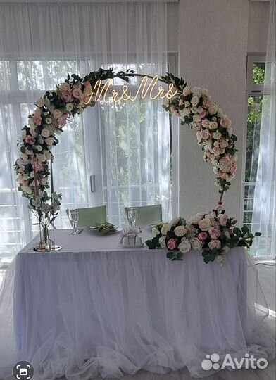 Свадебные арки и фотозоны в аренду