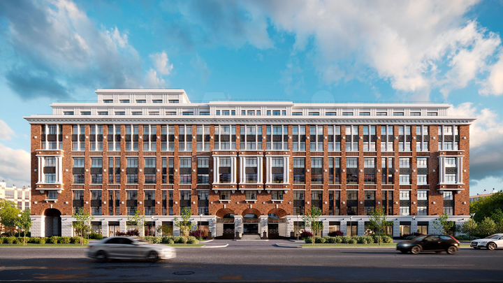 4-к. квартира, 127,3 м², 6/9 эт.