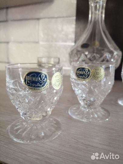 Хрустальный набор для коньяка 