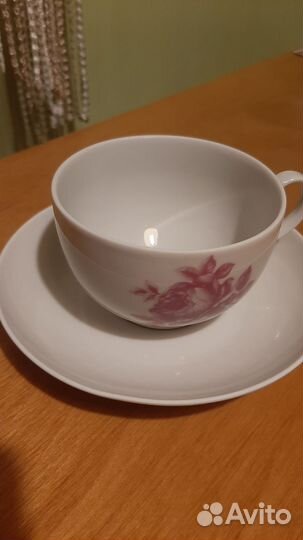 Чайная пара роза дулёво