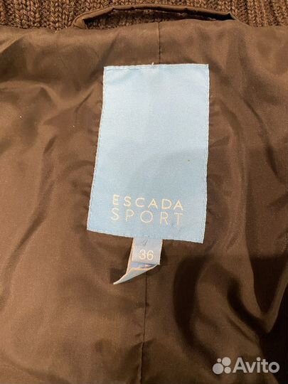 Куртка пуховик escada sport р-р 44-46