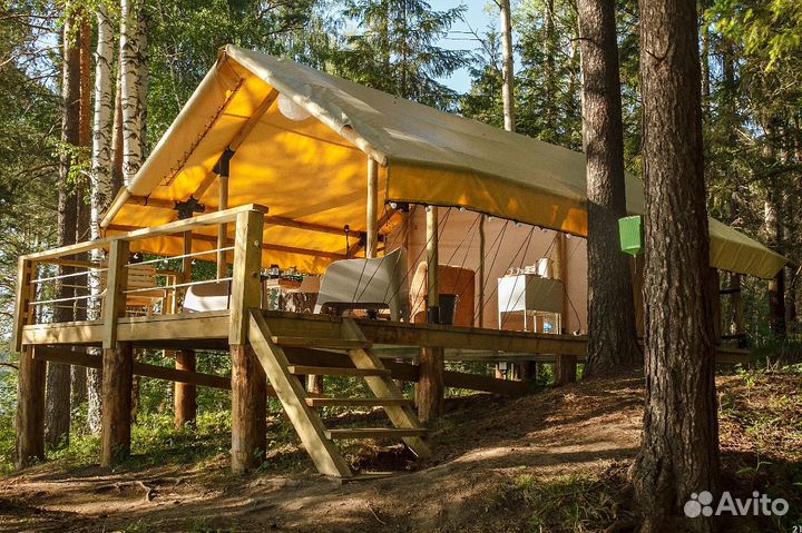 Шатры для глэмпинга, сафари-тент