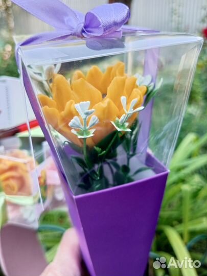 Цветы из мыла