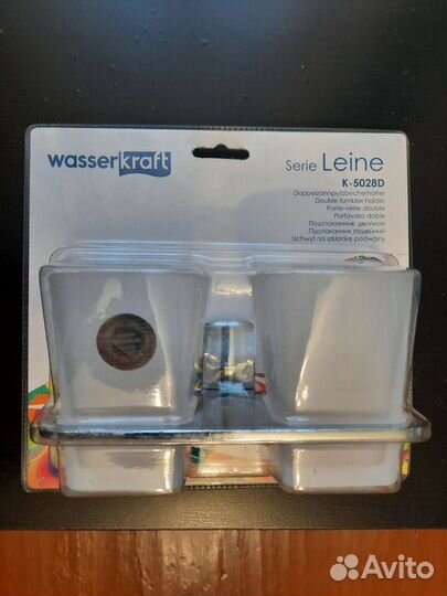 Стакан для зубных щеток wasserkraft Leine K-5028D