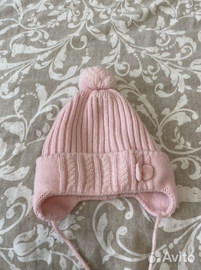 Шапка для девочки зимняя 1-1,5 года 46-48 рр