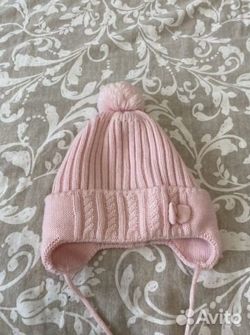 Шапка для девочки зимняя 1-1,5 года 46-48 рр