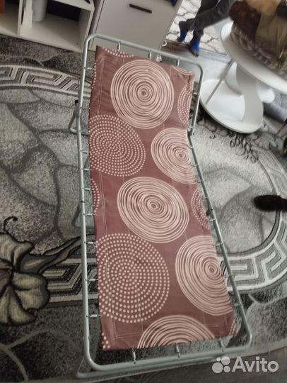 Раскладушка новая с матрасом