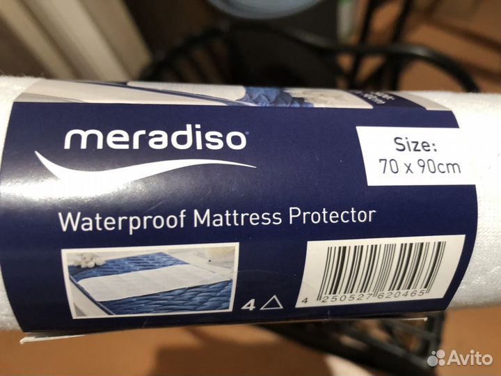 Наматрасник влагоотталкивающий 70х90см