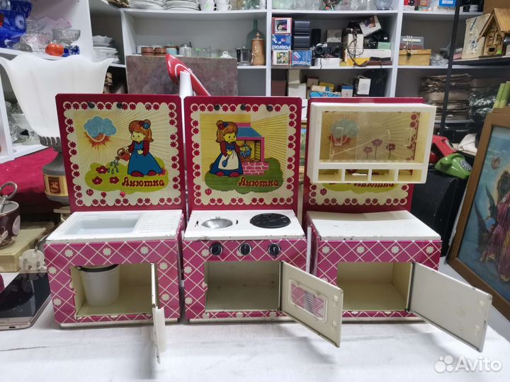 Кухня кукольная Анютка Игрушка СССР (Ч)