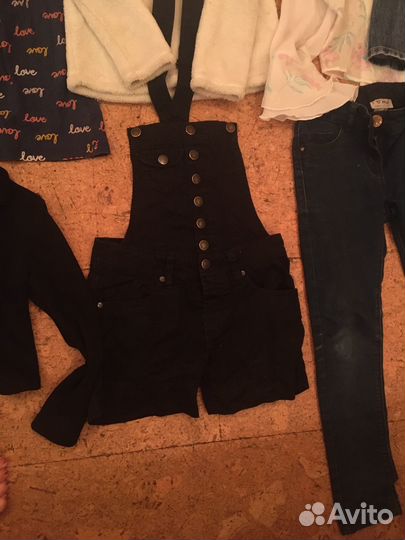 Детские вещи пакетом для девочки 128