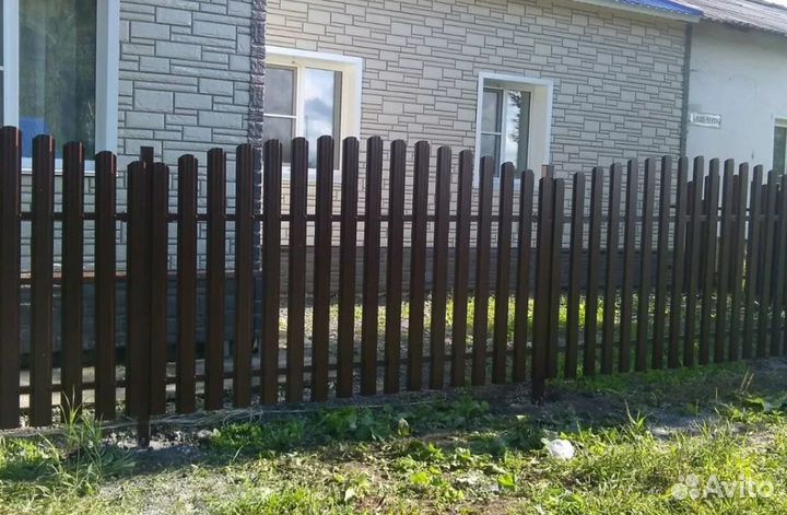 Забор металлический под ключ качественно