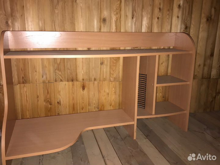 Подставка на стол под монитор с полками