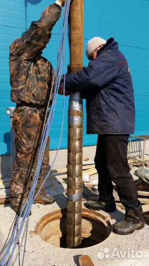 Ремонт скважин, Очистка скважин, Замена насосов