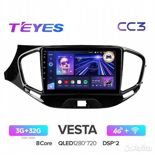 Магнитола на Андроиде Teyes CC3