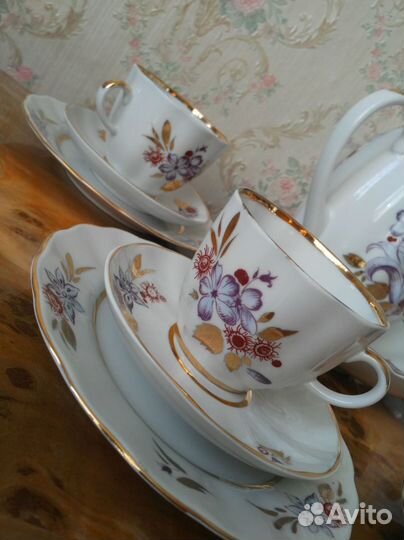 Сервиз. лфз.Экспорт. 24 предмета. СССР. новый