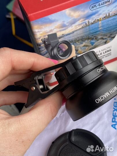 Объектив макро линза на телефон iPhone