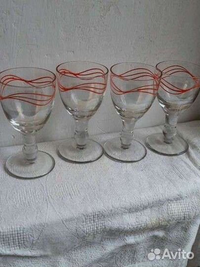 Рюмки на ножке ссср, стекло