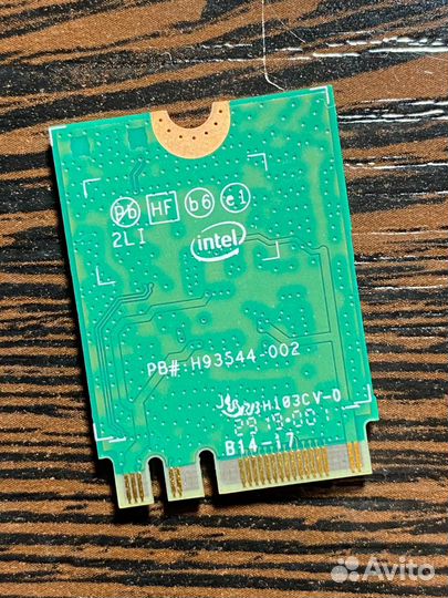 Wi-Fi+Bluetooth адаптер Intel 8265NGW