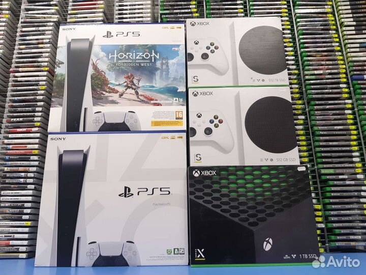 Консоли PlayStation 5 Xbox Series S/X Новые и Б/У