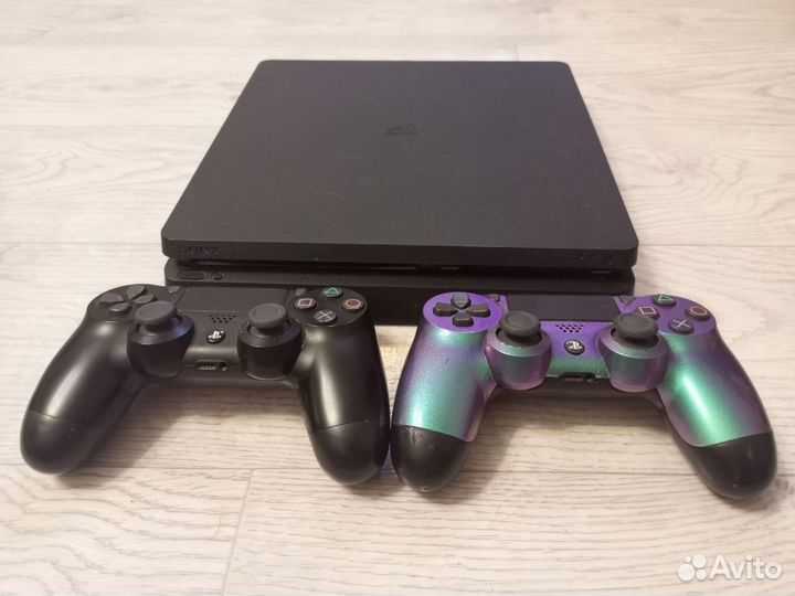 Sony playstation 4 slim 500gb 2 джойстика