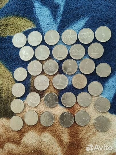 Коллекция 10 рублевых монет