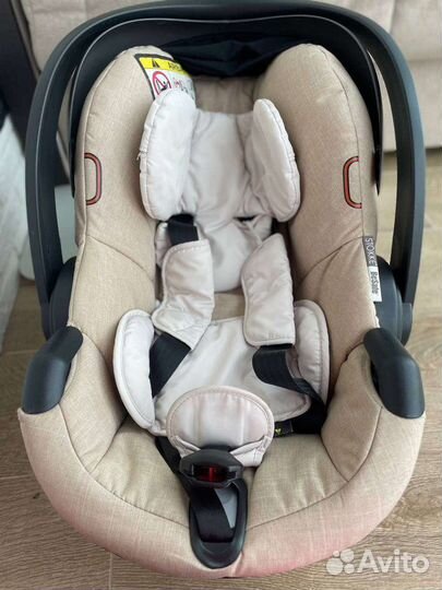 Автокресло с базой isofix от 0 stokke izi go