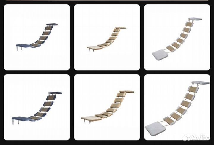 Когтеточка настенная мостик гамак