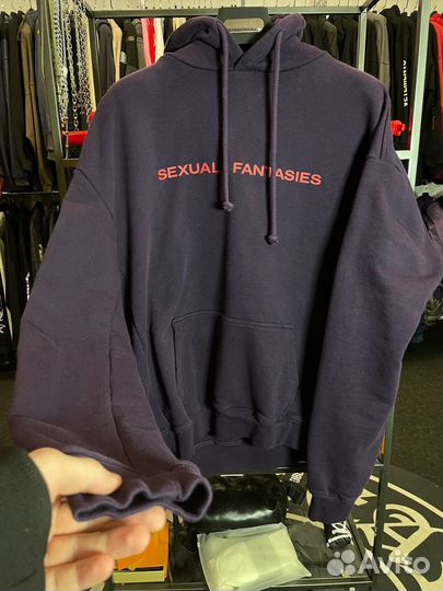 Худи Vetements My Sexual Fantasies шоурум