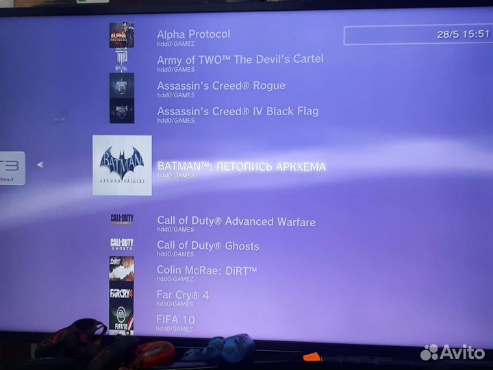 Sony PS3 super Slim 500gb Прошита + игры. 2 джоя