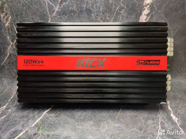 Автомобильный усилитель kicx 120Wx4