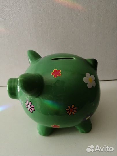 Фарфоровая копилка для монет 