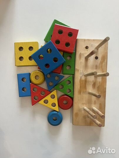 Развивающие деревянные игрушки