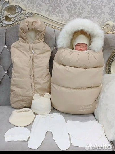 Конверт на выписку зима