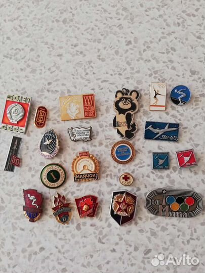 Значки СССР Автомобили и герои мультфильмов