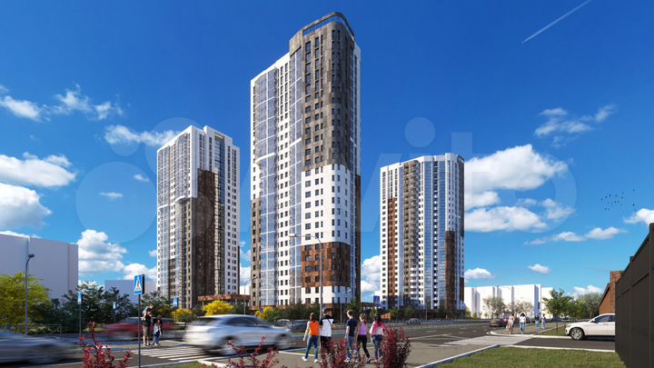2-к. квартира, 61 м², 11/25 эт.
