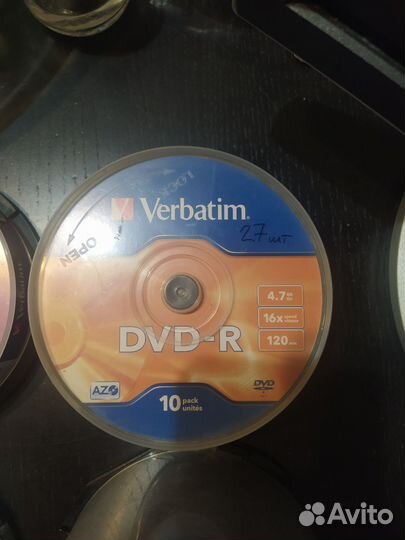 Диски чистые болванки Verbatim TDK DVD-R / DVD-RW