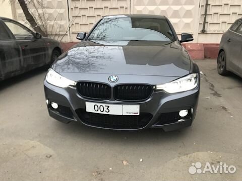 Чёрные ноздри М-стиль BMW 3 F30