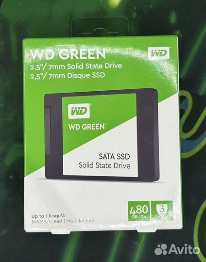 SSD WD green 480GB
