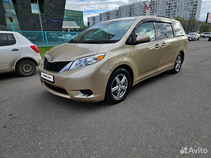Toyota Sienna 3.5 AT, 2010, 137 000 км