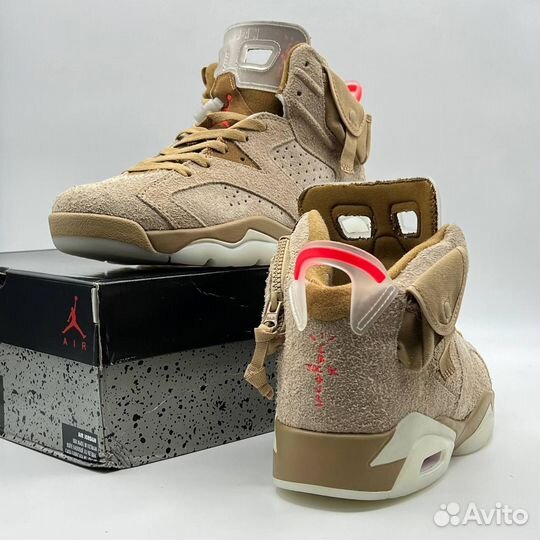 Кроссовки Travis Scott x Air Jordan 6 Retro