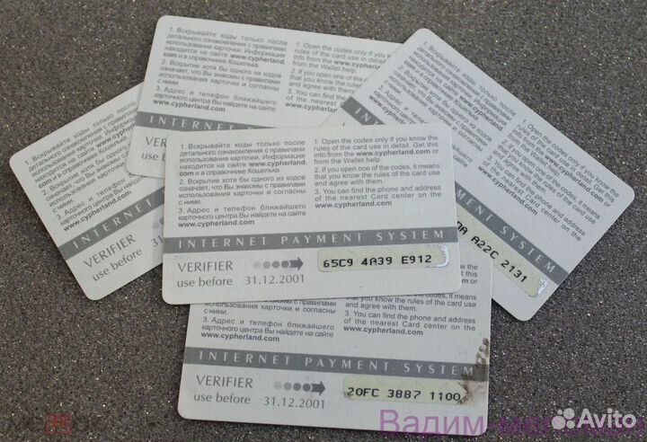 Платежная система PayCash 100 units 31.12.2001