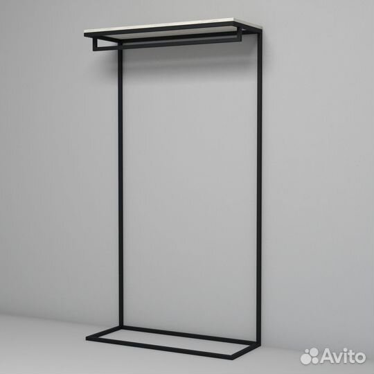 Рейл для одежды лофт из металла