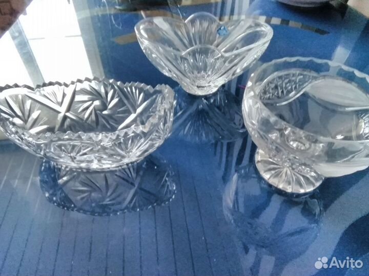 Хрустальная конфетница