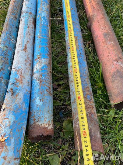 Трубы бу для забора и ворот