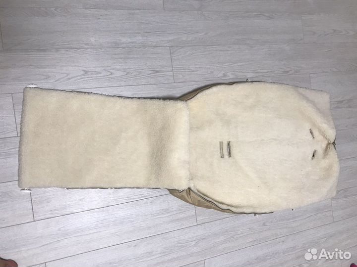 Меховой конверт в коляску