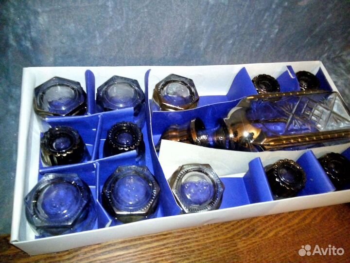 Штоф и рюмки из хрусталя (подар. набор)