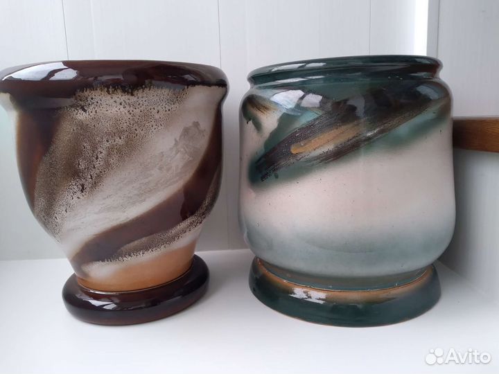 Керамические горшки для цветов